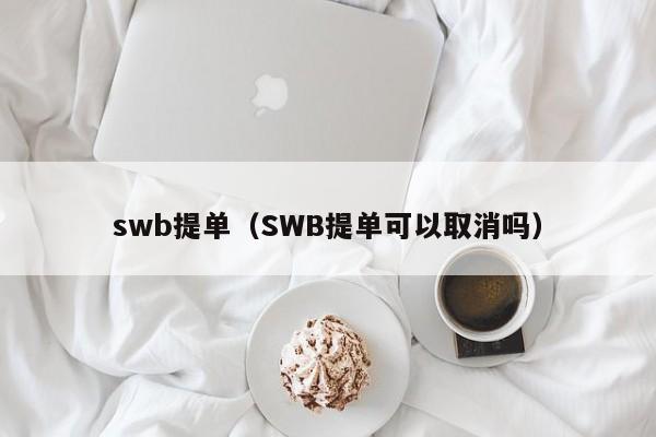 swb提单（SWB提单可以取消吗）