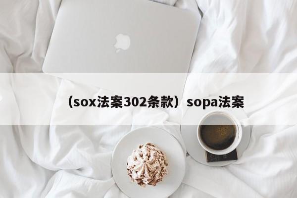 （sox法案302条款）sopa法案