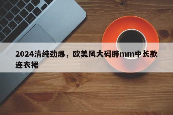 2024清纯劲爆，欧美风大码胖mm中长款连衣裙